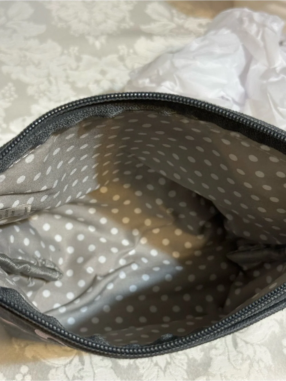 Crazy Cat Lady Makeup Cosmetic Grey Pink Zipper Bag New